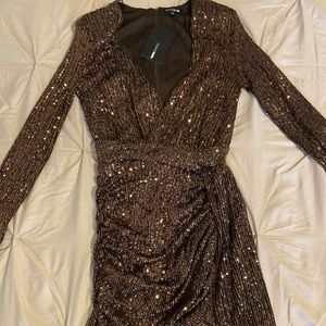 Fashionnova center stage sequin mini dress